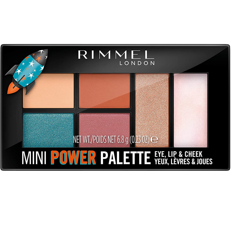 Rimmel Eye Lip Cheek Mini Power Palette 004 Pioneer X 3