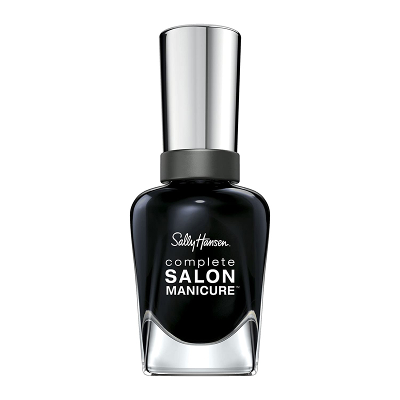 Sally Hansen Salon Manicure Nail Polish 016 To The Moon And Black X 6