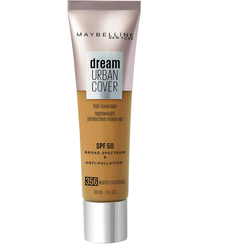 Maybelline Dream Urban Cover Foundation 356 Warm Coconut X 3