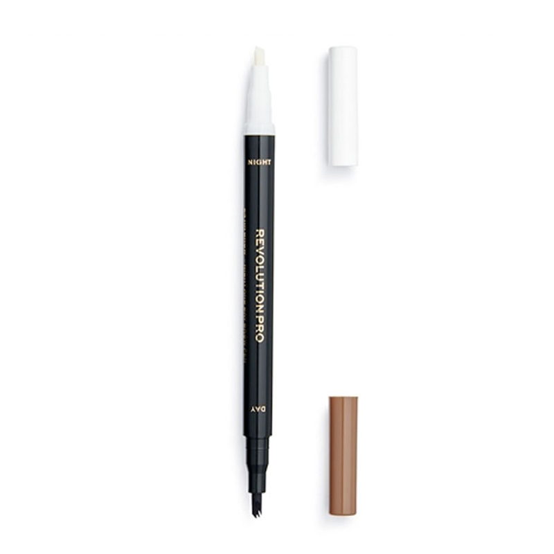 Revolution PRO Day & Night Brow Pen Ash Brown X 3