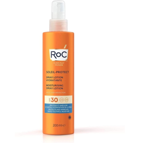 ROC Spray Lotion SPF30 Sun Protect Moisturising 200ml X 3