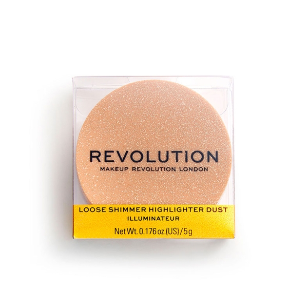 Revolution Loose Shimmer Highlighter Dust Rose Quartz X 3