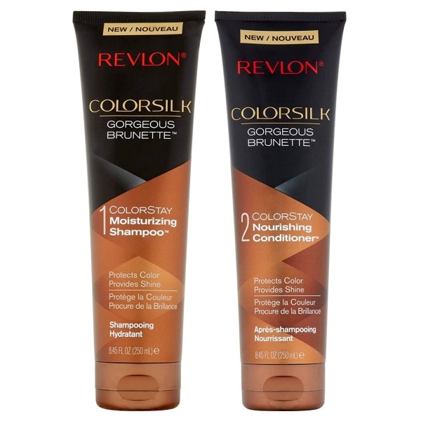 Revlon Colorsilk Gorgeous Brunette 3X Shampoo + 3X Conditioner