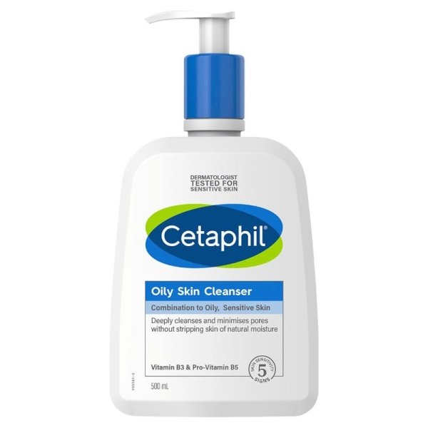 Cetaphil Oily Skin Cleanser Combination To Oily Skin 500ml