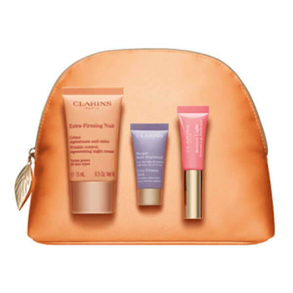 Clarins Trio Gift Set Visibly Firms Skin & Perfects Lips