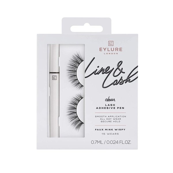 Eylure Line & Lash Faux Mink Wispy Clear Adhesive Pen
