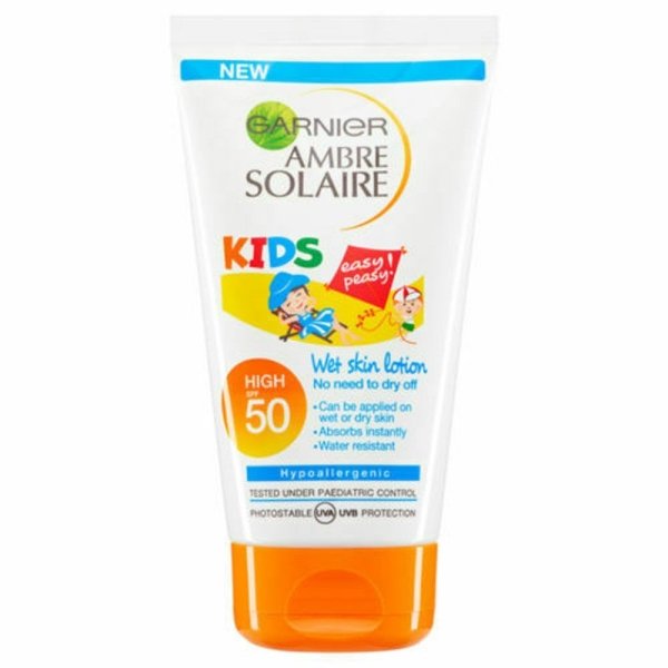 Garnier Ambre Solaire Kids Wet Skin Sun Lotion SPF 50 150ml