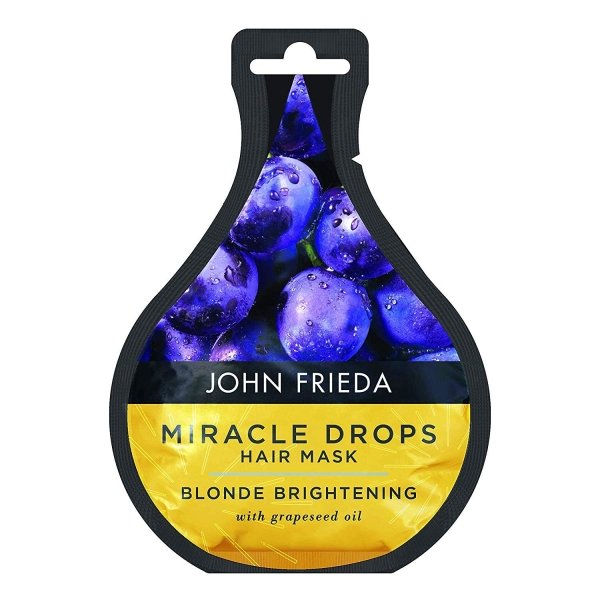 John Frieda Miracle Drops Brightening Hair Mask for Blonde Hair X 12