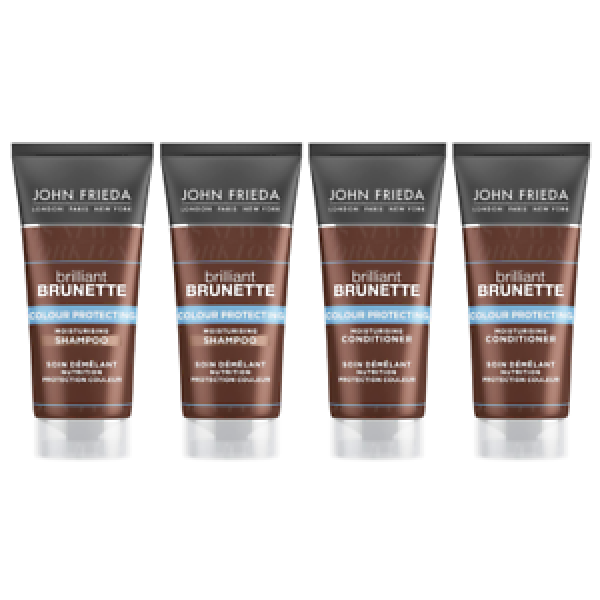 John Frieda Brilliant Brunette Colour Protecting Conditioner X 6