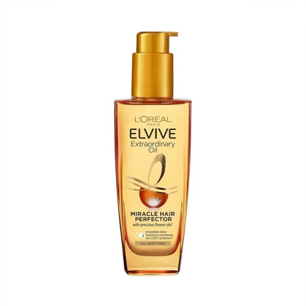 Loreal Elvive Extraordinary Hair Nourishing Oil For All Hair 100ml X 4