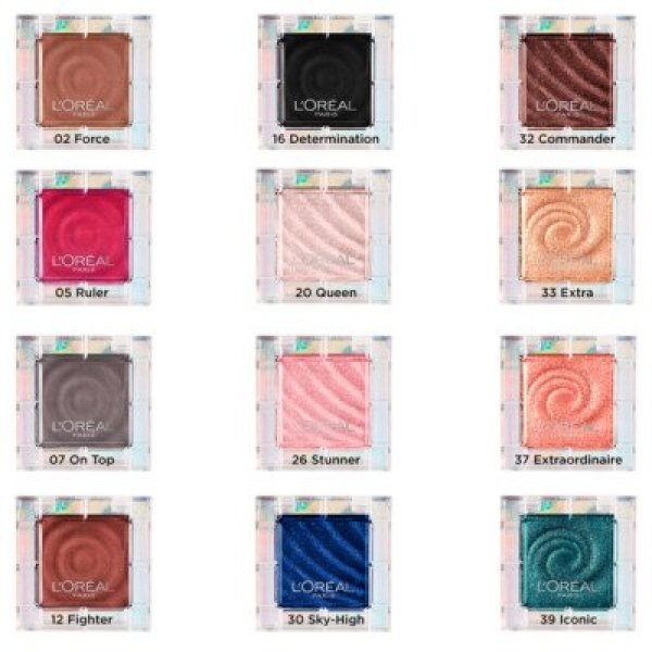 Loreal Oil Mono Eyeshadow Assorted