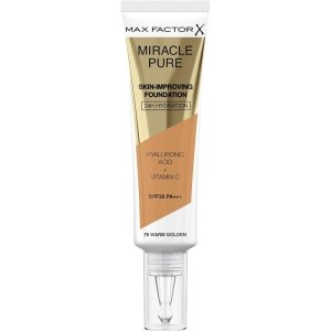 Max Factor Miracle Pure Foundation 30ml 76 Warm Golden