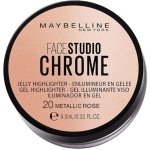 Maybelline Face Studio Chrome Jelly Highlighter 20 Metallic Rose