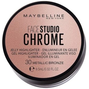 Maybelline Face Studio Chrome Jelly Highlighter 30 Metallic Bronze