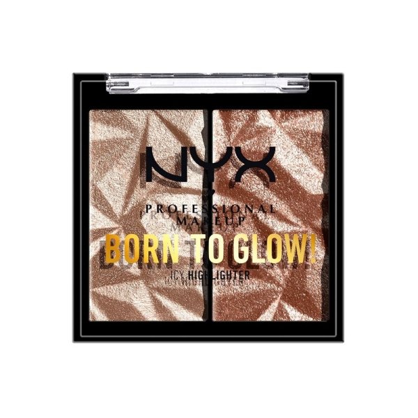 NYX Born To Glow Icy Highlighter Duo High Key Flex & Flexpensive