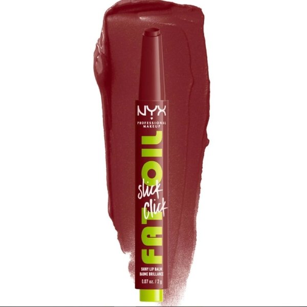NYX Fat Oil Lip Slick Click Shiny Lip Balm 16 Verified