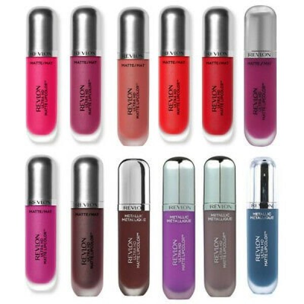 Revlon Ultra HD Matte & Metallic Lipcolor Lipstick Assorted