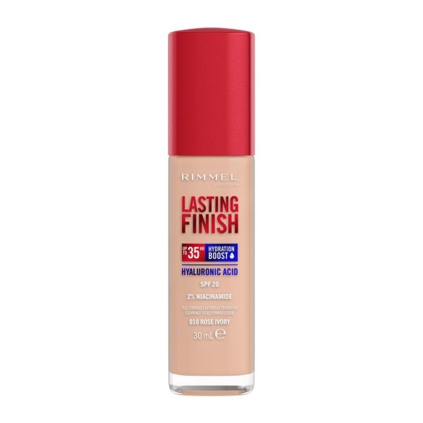 Rimmel Lasting Finish 35Hr Foundation 010 Rose Ivory