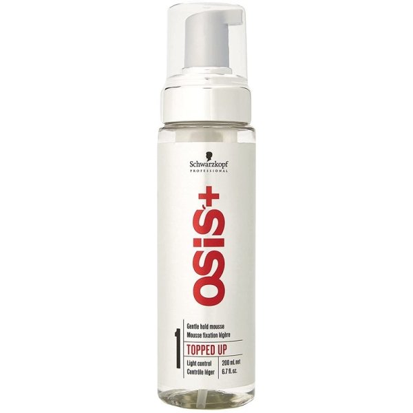 Schwarzkopf OSiS+ TOPPED UP Gentle Hold Mousse 200ml (Do Not List)
