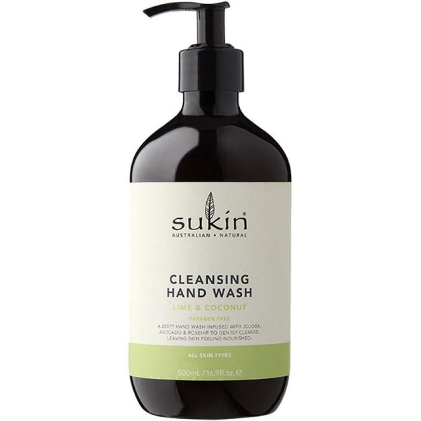 Sukin Cleansing Hand Wash Lime & Coconut Handwash 500ml