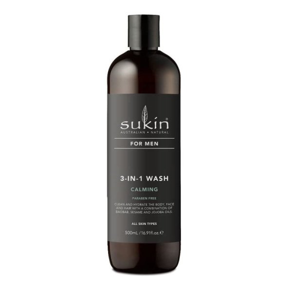 Sukin Mens Bodywash 3-in-1 Calming 500ml (1018423)