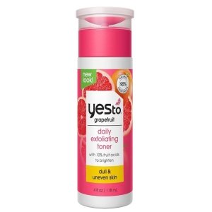 YES TO Grapefruit Glow-Boosting Exfoliating Tonic 118ml